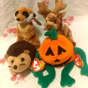 TY beanie baby set